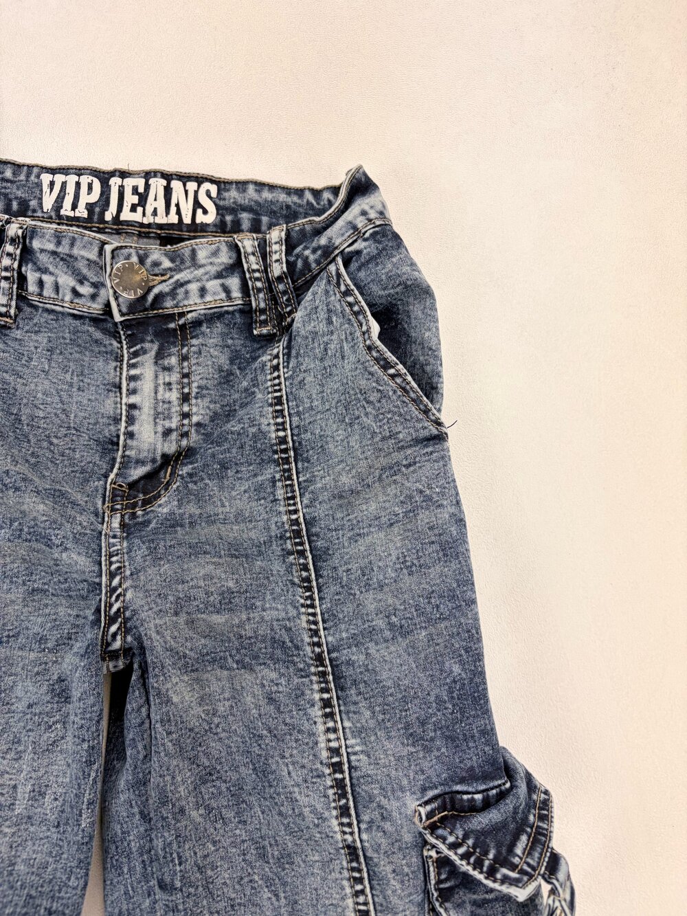 VIP Jeans Women's Cargo Panel Skinny Jeans Size 2 - Picture 9 of 12